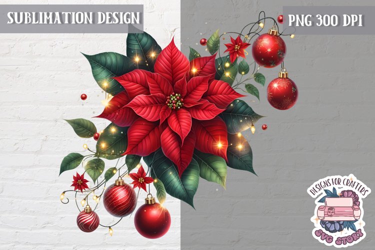 Christmas Floral Svg Image 14