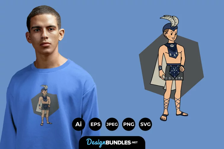 Male at the Carnival for T-Shirt Design