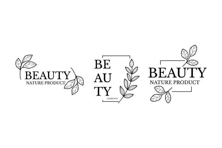 Nature Cosmetics Logo Collection