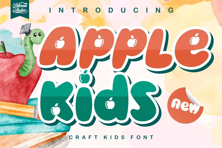 Apple kids - Crafting Kids Font example image 1