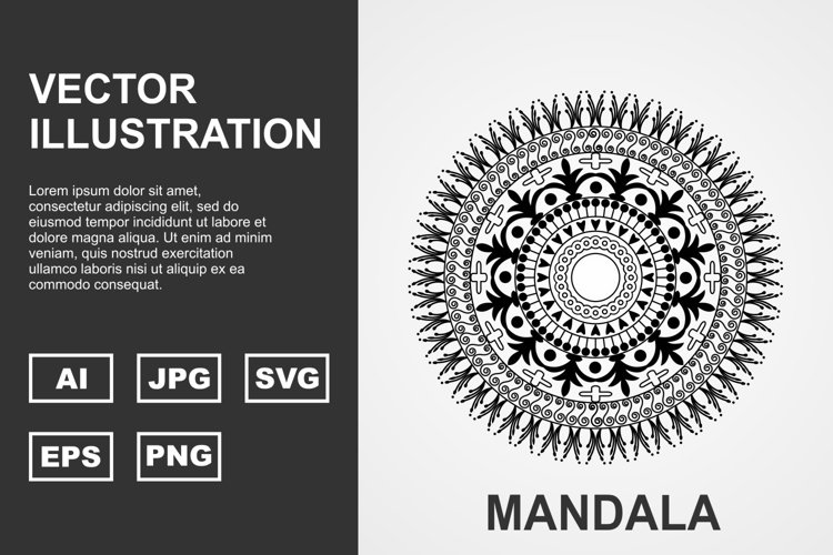 Vector Mandala Illustration Design example image 1