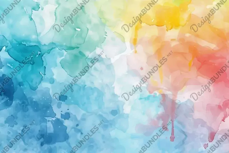 Abstract Watercolor Painting Background Wallpaper