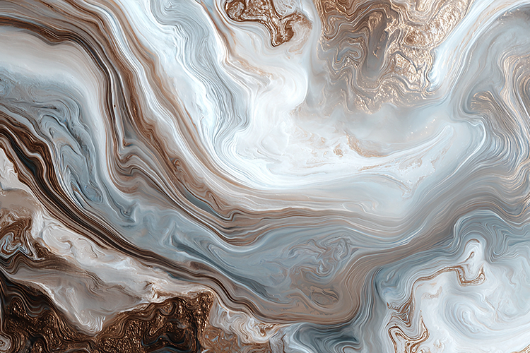 Caramel and Cream Fluid Silk Texture