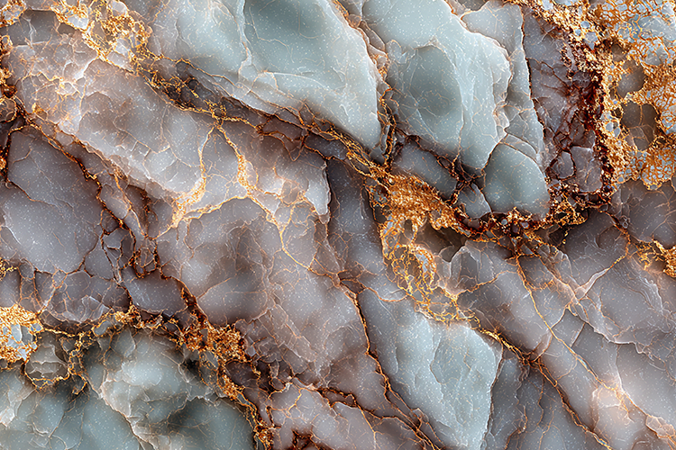 Grey and Mauve Fractured Stone Art