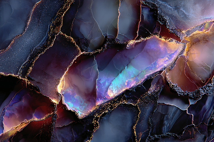 Purple Gold Geode Marble Art Bundle