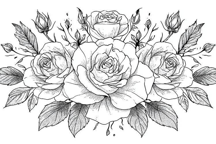 Rose Illustration Image 13