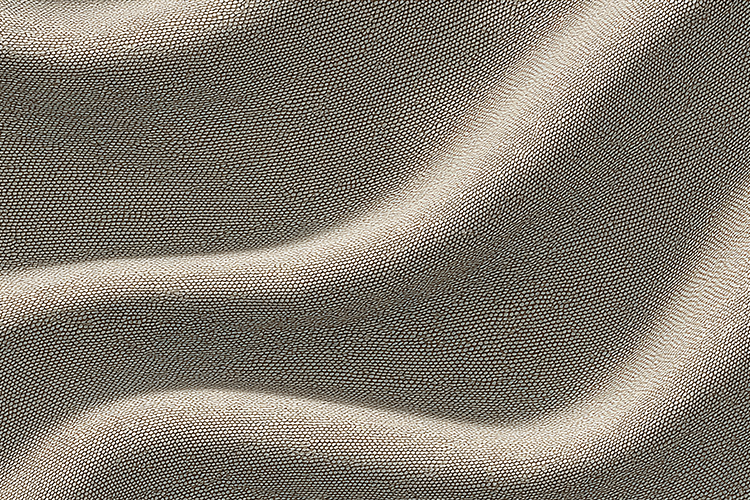 Elegant Taupe Silk Mesh Fabric Texture with Soft Folds