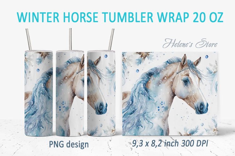 Christmas horse tumbler | Horse Tumbler | Tumbler 20 oz