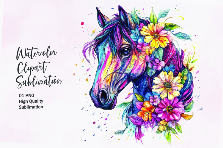 Horse Head Clipart Image 19