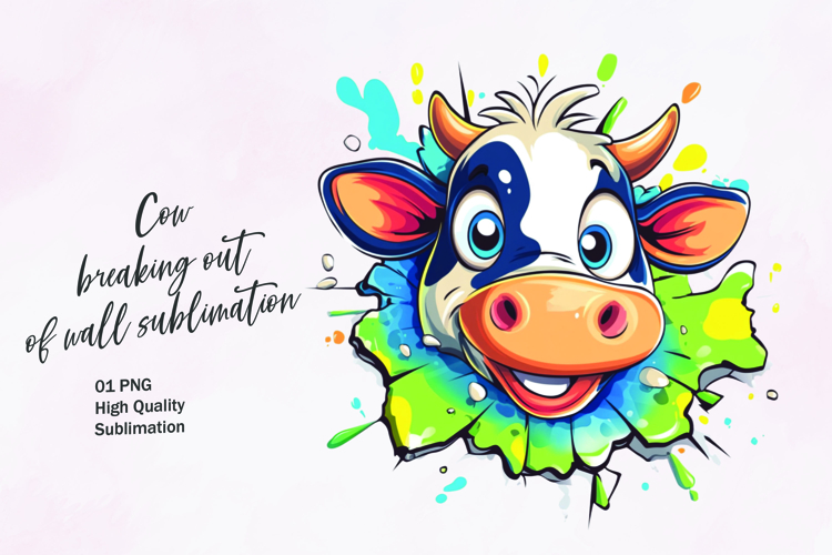 Cartoon Cow Image 8