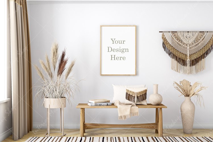 Interior Mockup, Frame Mockup Living Room example image 1