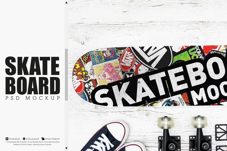 Skateboard Mockup #03 example image 1
