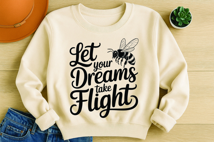 Bee Quote SVG T-Shirt Design