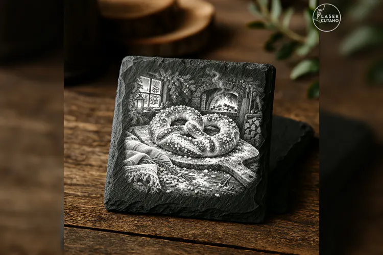 Salted Christmas Pretzel Winter Baking Engraving PNG
