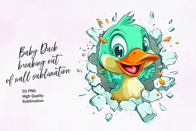 Cute Duck Clipart Image 10