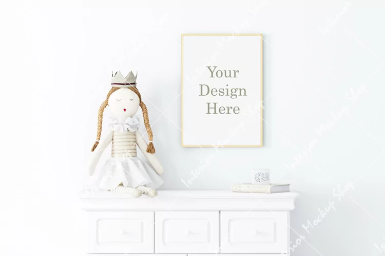 Frame mockup, Kids mockup,Poster Mockup, Mockup in interior