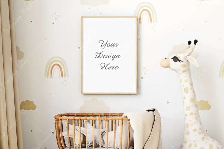 Mockup, Frame Mockup, Nursery Mockup, Boho Mockup