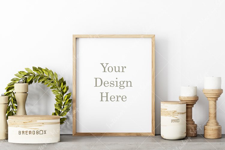 Mockup, Frame Mockup, Kitchen Mockup, Poster Mockup, example image 1