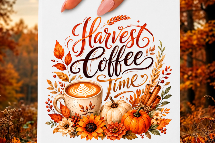 Trending Fall Sublimation PNG design Autumn Tshirt