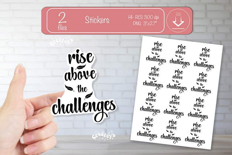 Motivational Quotes Sticker PNG, Inspirational affirmation