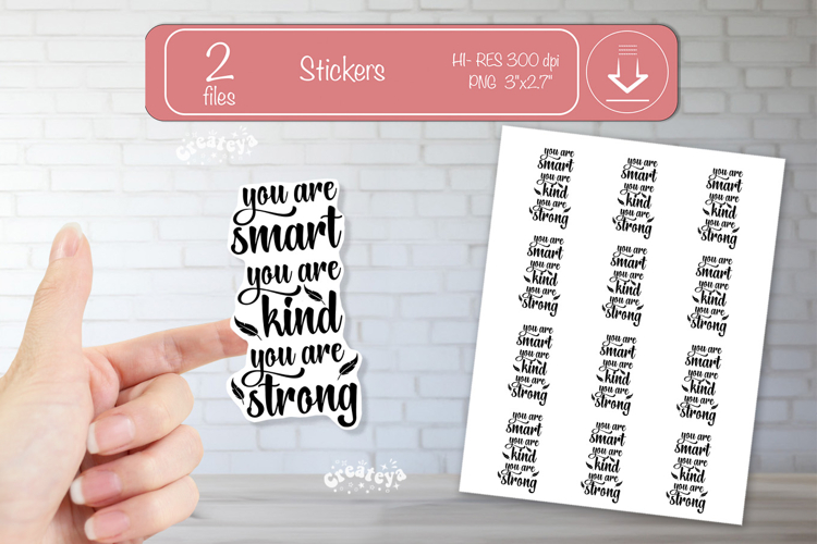 Motivational Quotes Sticker PNG, Inspirational affirmation