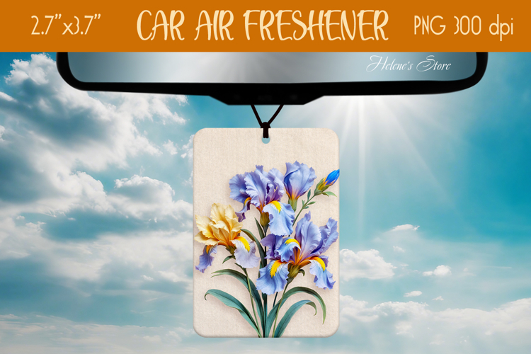 Floral Air Freshener Car| Car air freshin sublimating png