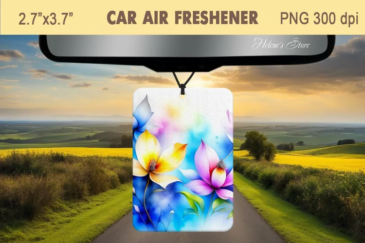 Fowers Air Freshener Car|Car air freshener sublimation