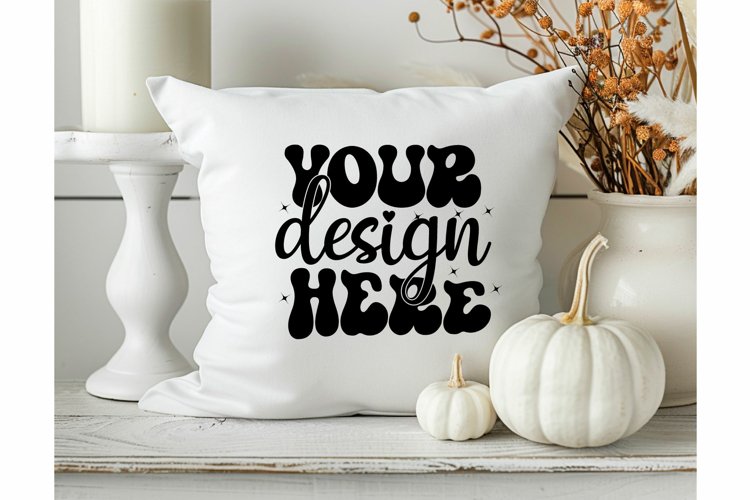 Square Pillow Mockup,Square Pillow JPG example image 1