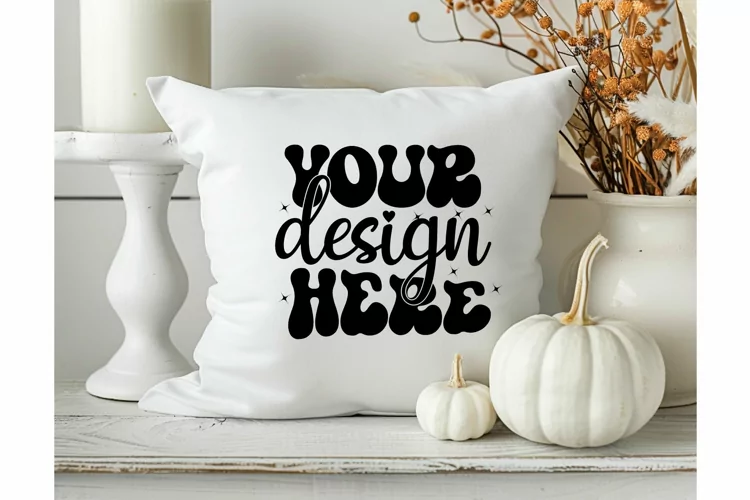 Square Pillow Mockup,Square Pillow JPG