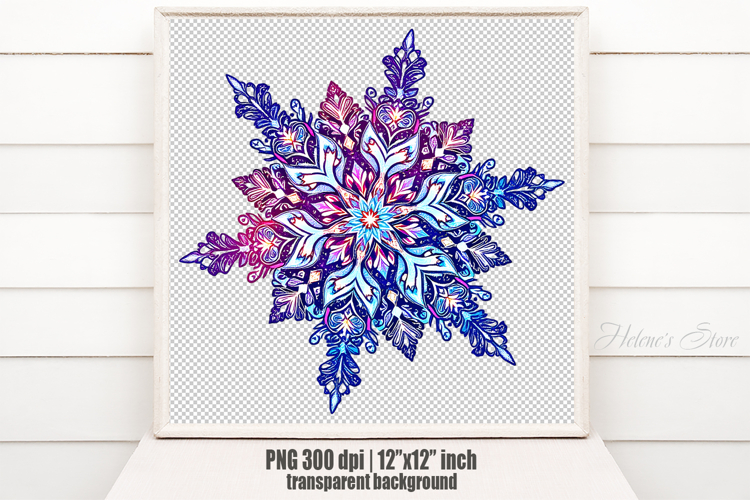 Christmas snowflakes clipart|Cute Winter flower shirt design