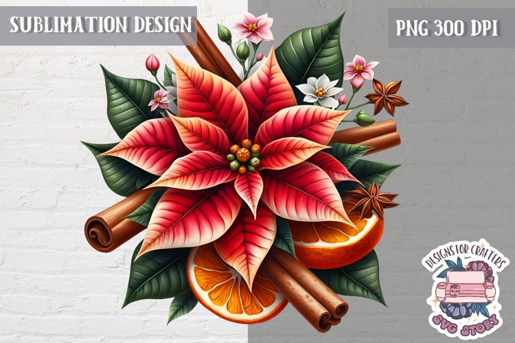 Christmas Floral Svg Image 11