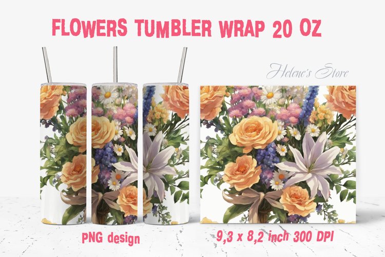 20 Oz Sublimation Tumbler Wrap Image 19