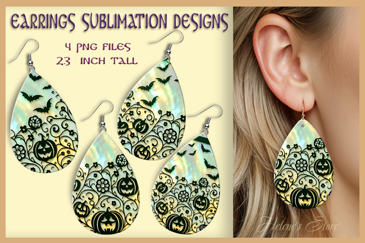 Sublimation Earring Designs Image 4