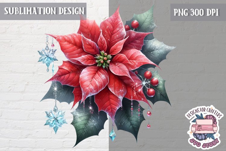 Christmas Floral Svg Image 9