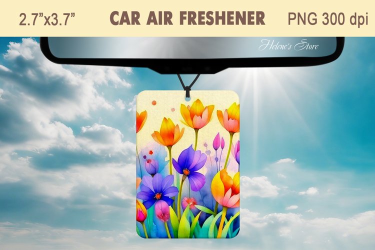 Crocus Fowers Air Freshener Car design | Car air freshener