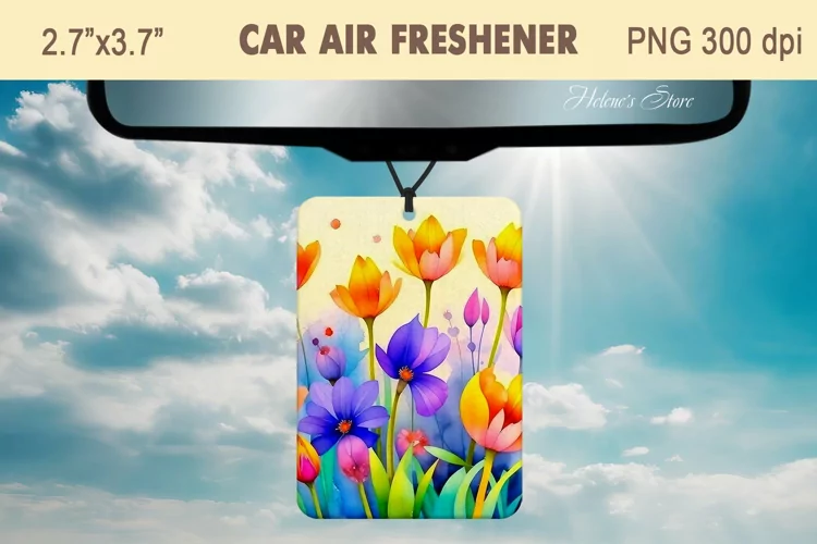 Crocus Fowers Air Freshener Car design | Car air freshener