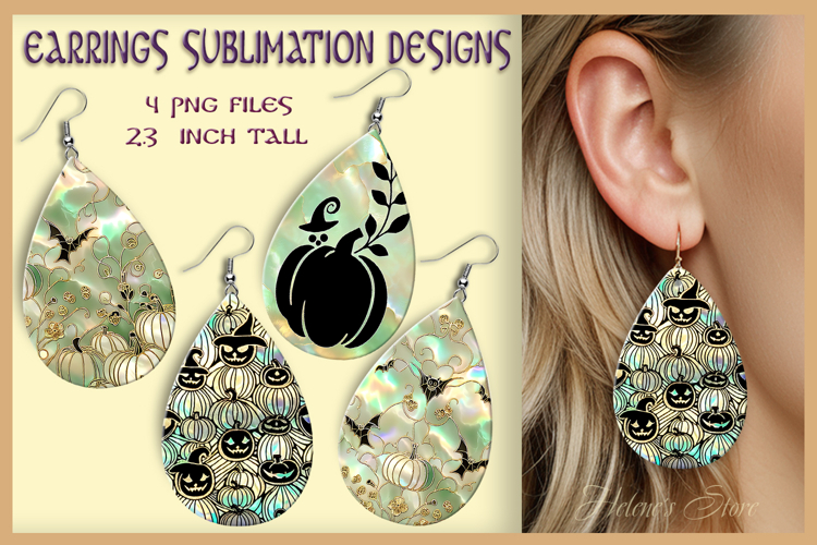 Sublimation Earring Designs Image 2