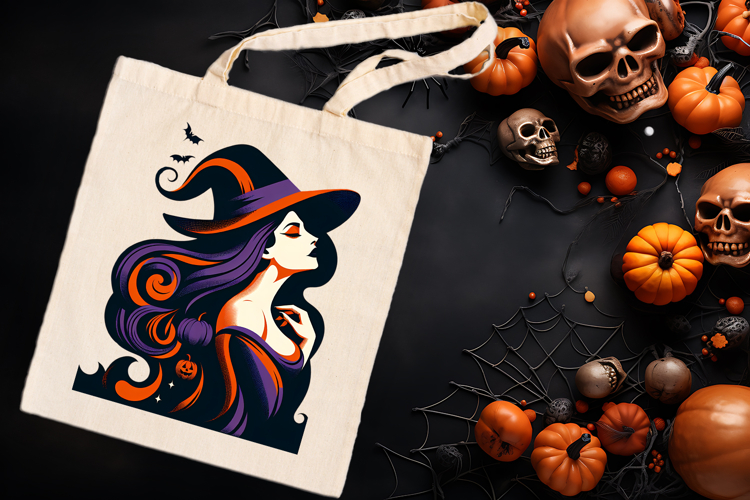 Cute Halloween witch clipart | Abstract shirt designs png