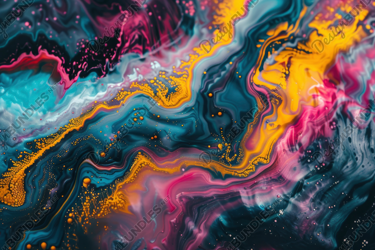 Abstract Painting Background Wallpaper
