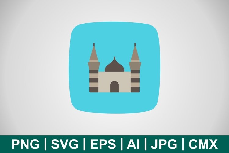 Vector Mosque Icon example image 1