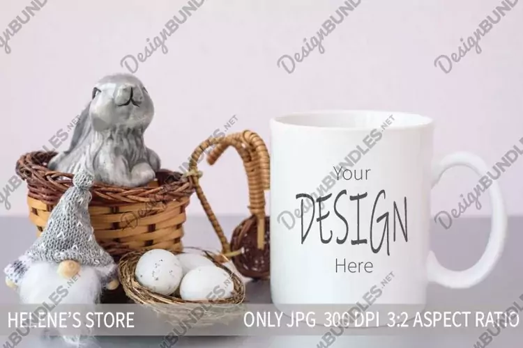 Easter mug mockup|Coffee cup mock ups| White mug mockup|