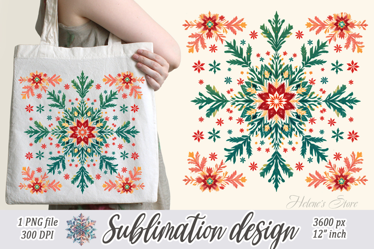 Christmas snowflakes clipart| Snowflake pattern shirt design