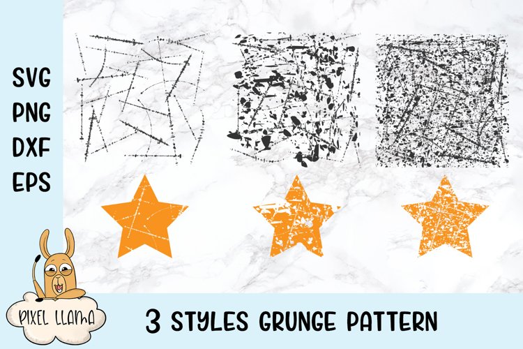 Distress Grunge Pattern SVG Cut File