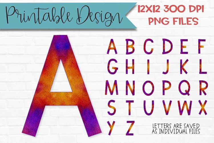 Sublimation Alphabet Image 12