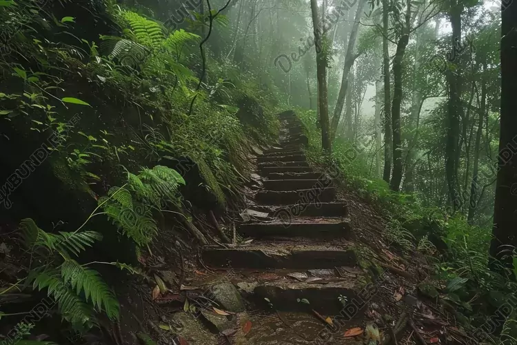 Hiking Trail Background Wallpaper