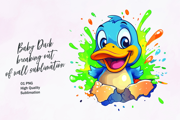 Cute Duck Clipart Image 9