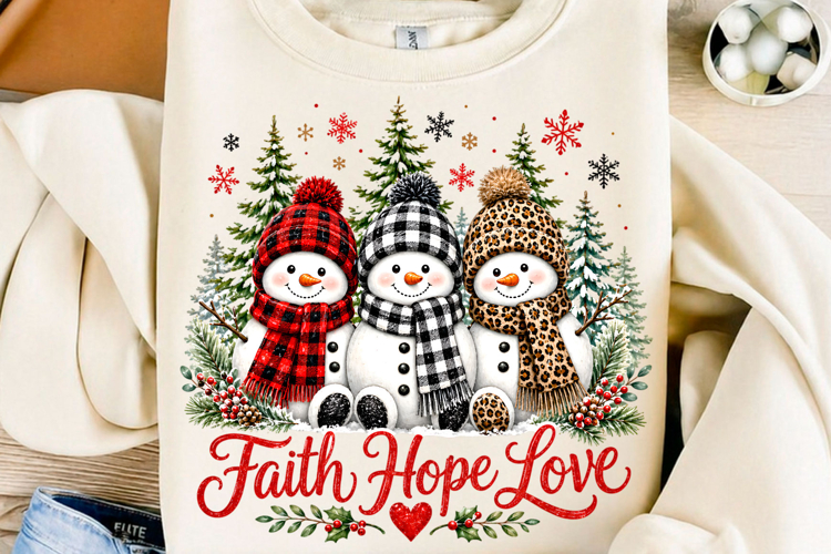 Winter Christian Faith Hope Love PNG example image 1