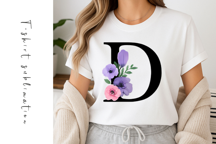 Purple Flowers Clipart Image 3