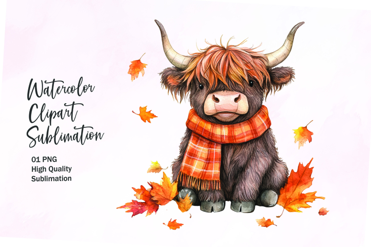 Highland Cow Clipart Image 3