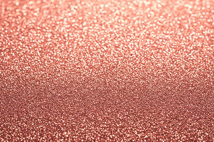 Rose Gold Copper Glitter Bokeh Background Shimmer Texture